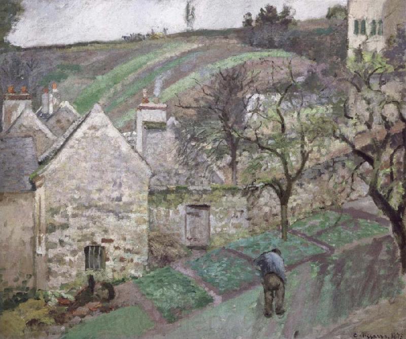 Camille Pissarro Hill at L-Hermitage,Pontoise Coteau de L-Hermitage,Pontoise Norge oil painting art